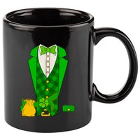 Funny Irish Leprechaun Costume Suit Tuxedo St. Patrick's Day 11oz C Handle Ceramic Mug