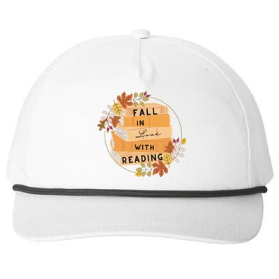 Fall In Love With Reading Book Lover Snapback Five-Panel Rope Hat