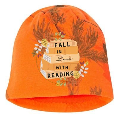 Fall In Love With Reading Book Lover Kati - Camo Knit Beanie