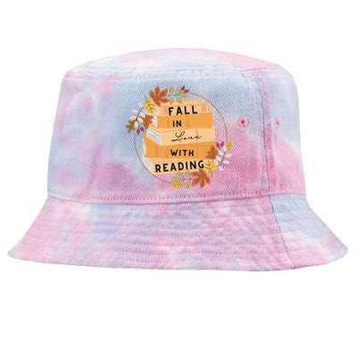 Fall In Love With Reading Book Lover Tie-Dyed Bucket Hat