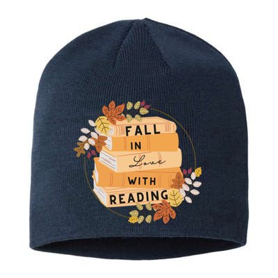 Fall In Love With Reading Book Lover Sustainable Beanie