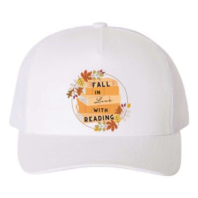 Fall In Love With Reading Book Lover Yupoong Adult 5-Panel Trucker Hat