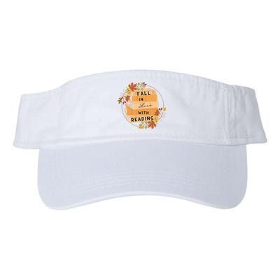 Fall In Love With Reading Book Lover Valucap Bio-Washed Visor