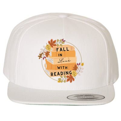 Fall In Love With Reading Book Lover Wool Snapback Cap