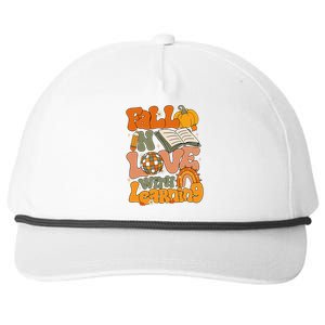 Fall In Love With Learning Autum Thanksgiving Gift Snapback Five-Panel Rope Hat