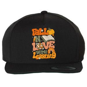 Fall In Love With Learning Autum Thanksgiving Gift Wool Snapback Cap