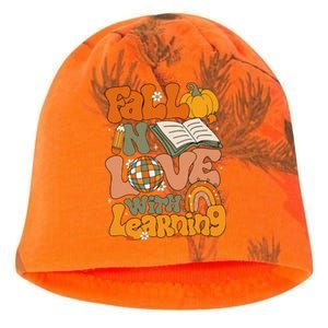 Fall In Love With Learning Autum Thanksgiving Gift Kati - Camo Knit Beanie