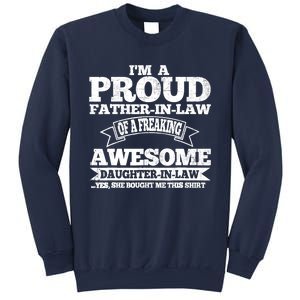 Father in Law Fathers Day from Daughter in Law Sweatshirt