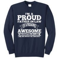 Father in Law Fathers Day from Daughter in Law Tall Sweatshirt