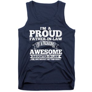 Father in Law Fathers Day from Daughter in Law Tank Top