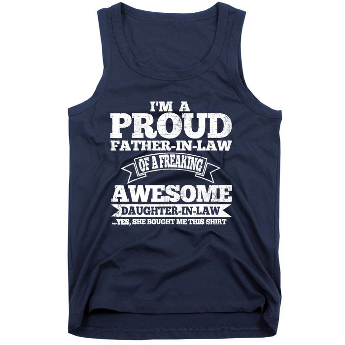 Father in Law Fathers Day from Daughter in Law Tank Top