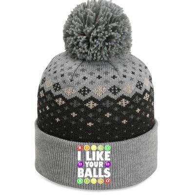 Funny I Like Your Balls Bingo Gambling Women Mothers Day The Baniff Cuffed Pom Beanie