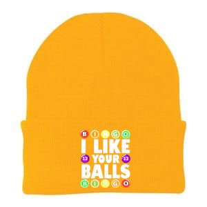 Funny I Like Your Balls Bingo Gambling Women Mothers Day Knit Cap Winter Beanie