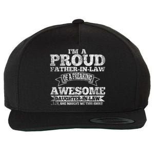 Father In Law Fathers Day From Daughter In Law Wool Snapback Cap