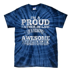 Father In Law Fathers Day From Daughter In Law Tie-Dye T-Shirt