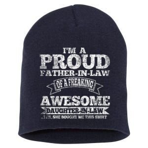 Father In Law Fathers Day From Daughter In Law Short Acrylic Beanie