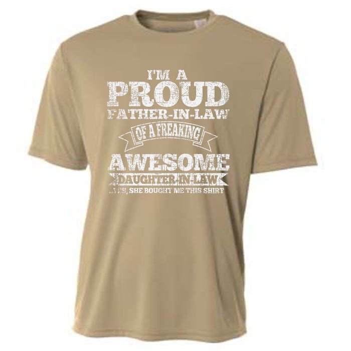 Father In Law Fathers Day From Daughter In Law Cooling Performance Crew T-Shirt