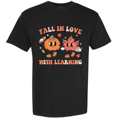 Fall In Love With Learning Autumn Cute Garment-Dyed Heavyweight T-Shirt