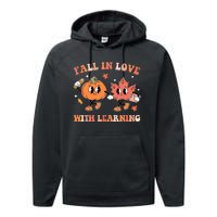 Fall In Love With Learning Autumn Cute Performance Fleece Hoodie