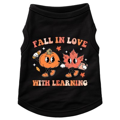 Fall In Love With Learning Autumn Cute Doggie Tank