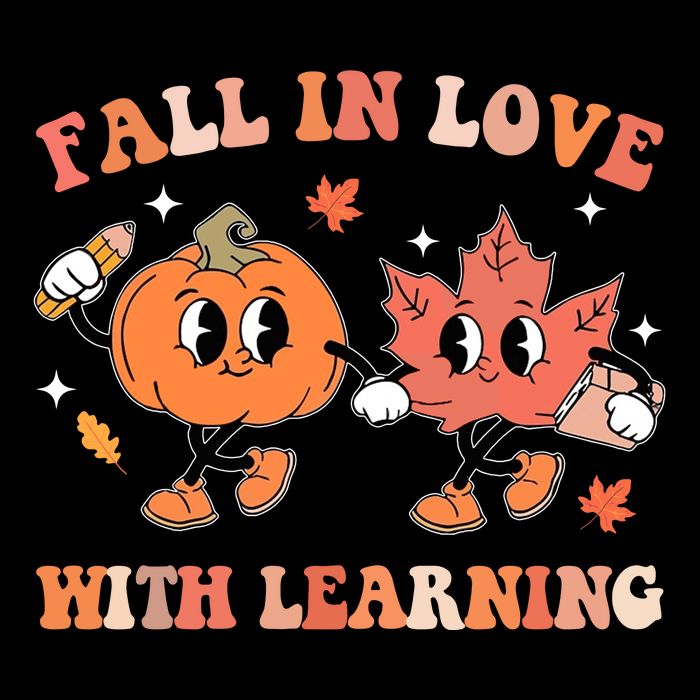 Fall In Love With Learning Autumn Cute Apron