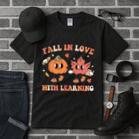 Fall In Love With Learning Autumn Cute Tall T-Shirt