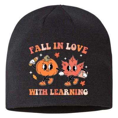 Fall In Love With Learning Autumn Cute Sustainable Beanie