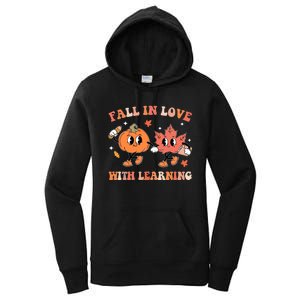 Fall In Love With Learning Autumn Cute Women's Pullover Hoodie