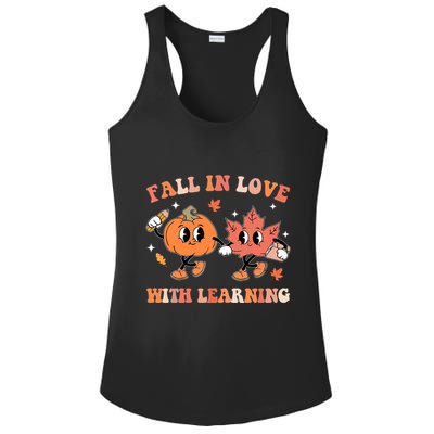 Fall In Love With Learning Autumn Cute Ladies PosiCharge Competitor Racerback Tank