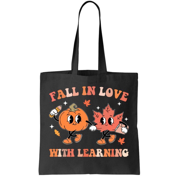 Fall In Love With Learning Autumn Cute Tote Bag