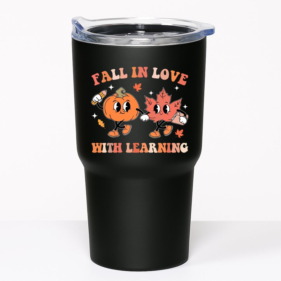 Fall In Love With Learning Autumn Cute Tumbler