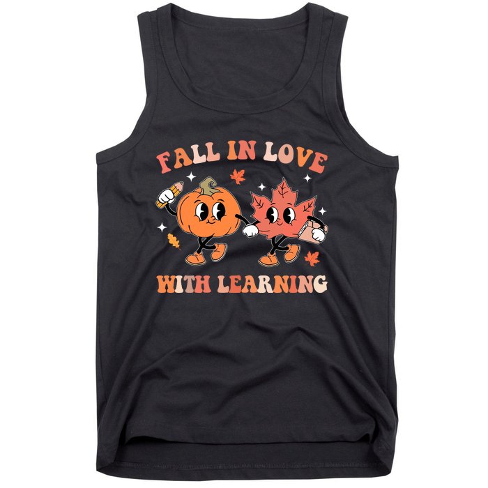 Fall In Love With Learning Autumn Cute Tank Top