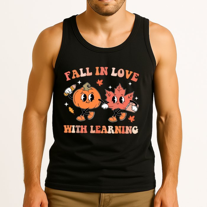 Fall In Love With Learning Autumn Cute Tank Top