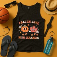 Fall In Love With Learning Autumn Cute Tank Top