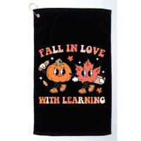 Fall In Love With Learning Autumn Cute Golf Towel