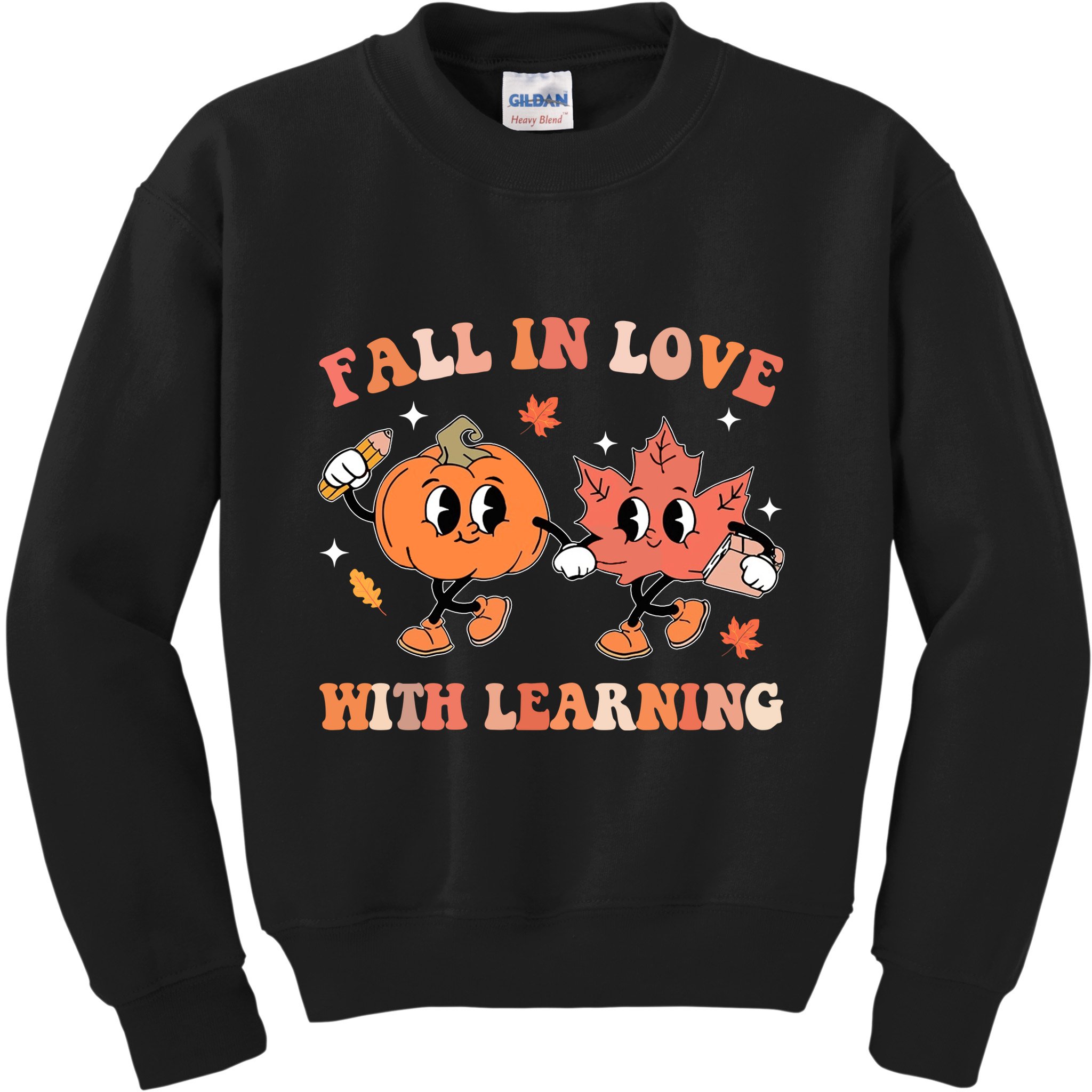 Fall In Love With Learning Autumn Cute Kids Sweatshirt