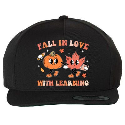 Fall In Love With Learning Autumn Cute Wool Snapback Cap