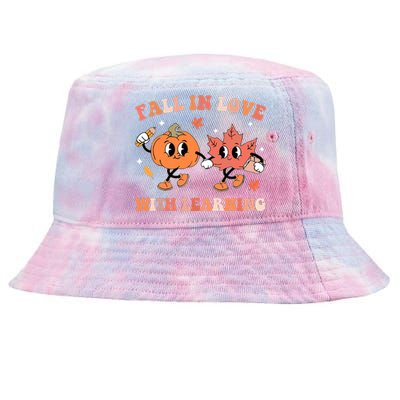 Fall In Love With Learning Autumn Cute Tie-Dyed Bucket Hat