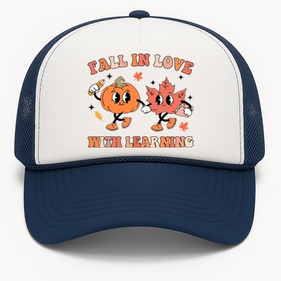 Fall In Love With Learning Autumn Cute Trucker Hat