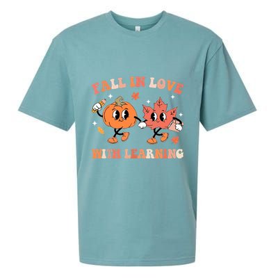 Fall In Love With Learning Autumn Cute Sueded Cloud Jersey T-Shirt