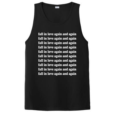 Fall In Love Again And Again PosiCharge Competitor Tank