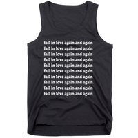 Fall In Love Again And Again Tank Top