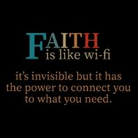 Faith Is Like Wifi Funny Religious Christian Bible & Jesus Kids Sweatshirt