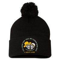 Funny I'll Love You Till My Lungs Give Out A Ain't Lyin Pom Pom 12in Knit Beanie