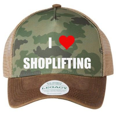 Funny I Love Shoplifting Legacy Tie Dye Trucker Hat