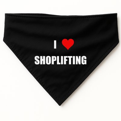 Funny I Love Shoplifting USA-Made Doggie Bandana