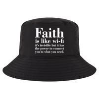 Faith Is Like Wifi Christian Quote Jesus Cool Comfort Performance Bucket Hat