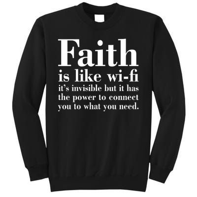 Faith Is Like Wifi Christian Quote Jesus Sweatshirt