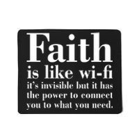 Faith Is Like Wifi Christian Quote Jesus Mousepad