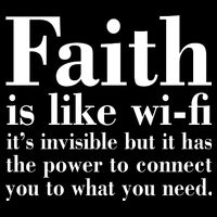 Faith Is Like Wifi Christian Quote Jesus Premium T-Shirt